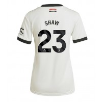 Dres Manchester United Luke Shaw #23 Tretina pre Ženy 2024-25 Krátky Rukáv